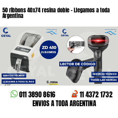 50 ribbons 40x74 resina doble - Llegamos a toda Argentina