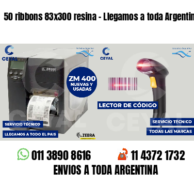 50 ribbons 83x300 resina - Llegamos a toda Argentina