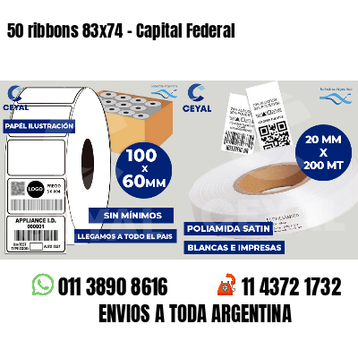 50 ribbons 83x74 - Capital Federal