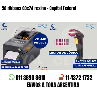 50 ribbons 83x74 resina - Capital Federal