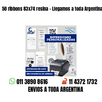 50 ribbons 83x74 resina - Llegamos a toda Argentina