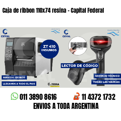 Caja de ribbon 110x74 resina - Capital Federal