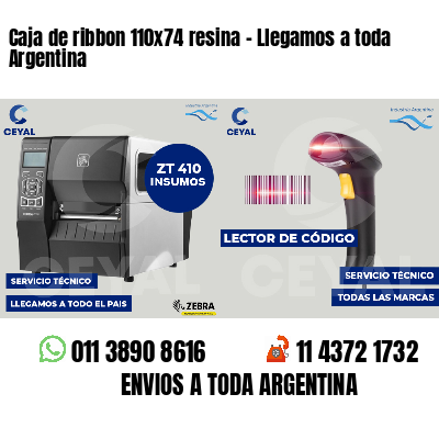 Caja de ribbon 110x74 resina - Llegamos a toda Argentina