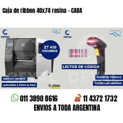 Caja de ribbon 40x74 resina - CABA