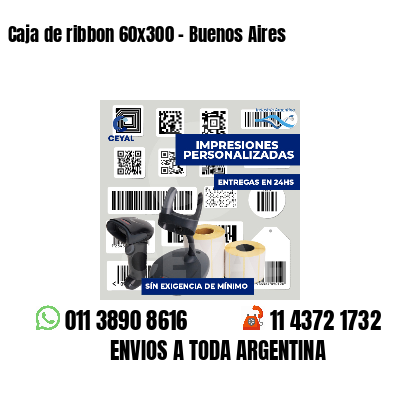 Caja de ribbon 60x300 - Buenos Aires