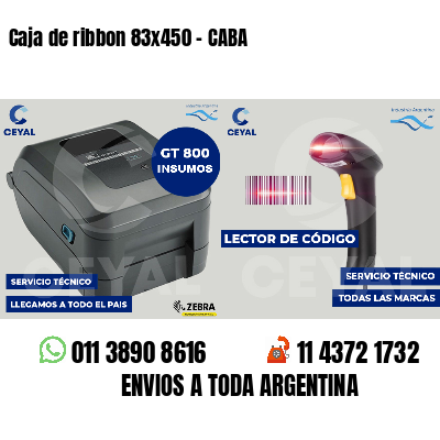 Caja de ribbon 83x450 - CABA