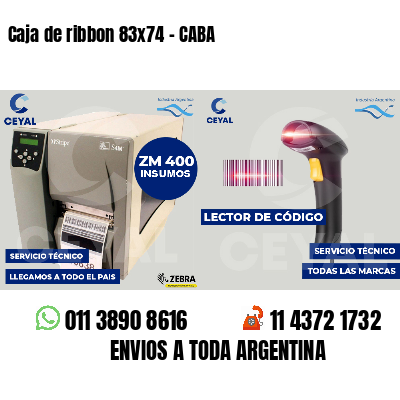 Caja de ribbon 83x74 - CABA