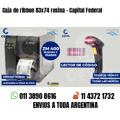 Caja de ribbon 83x74 resina - Capital Federal