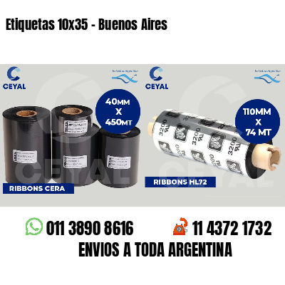 Etiquetas 10x35 - Buenos Aires