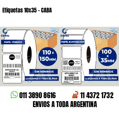 Etiquetas 10x35 - CABA