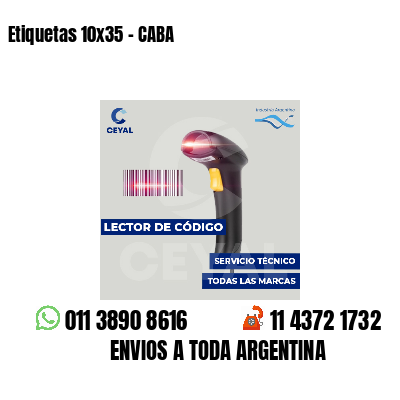 Etiquetas 10x35 - CABA