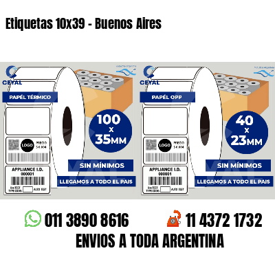 Etiquetas 10x39 - Buenos Aires