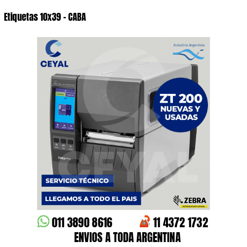 Etiquetas 10×39 – CABA