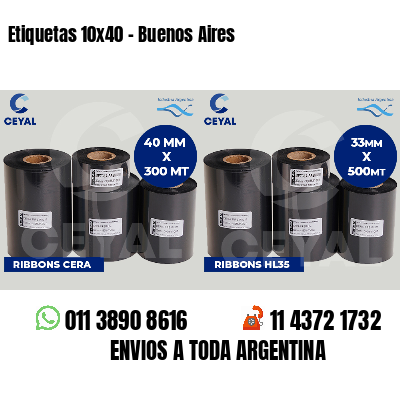 Etiquetas 10x40 - Buenos Aires