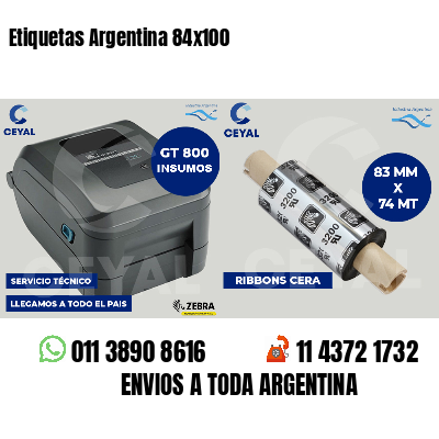 Etiquetas Argentina 84x100