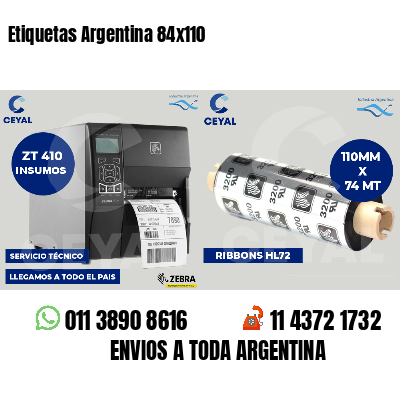 Etiquetas Argentina 84x110