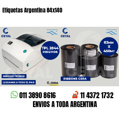 Etiquetas Argentina 84x140