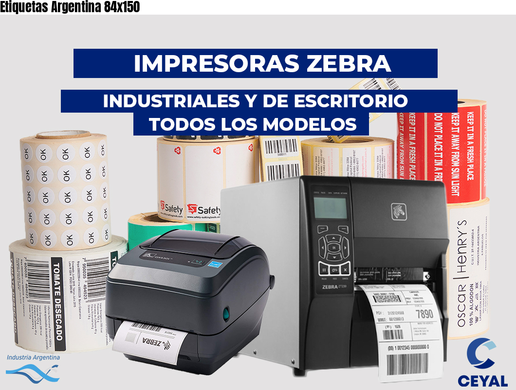 Etiquetas Argentina 84x150