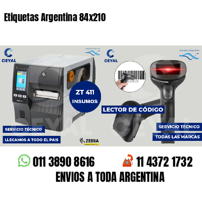 Etiquetas Argentina 84x210
