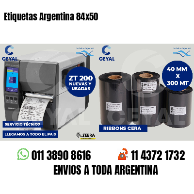 Etiquetas Argentina 84x50
