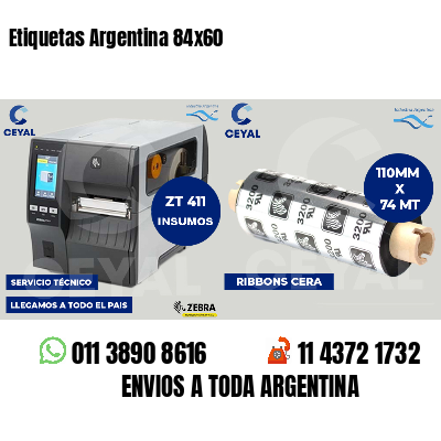 Etiquetas Argentina 84x60