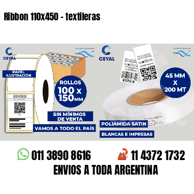 Ribbon 110x450 - textileras