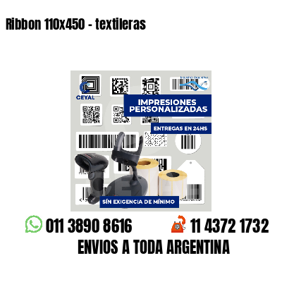 Ribbon 110x450 - textileras