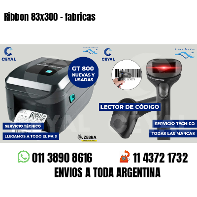 Ribbon 83x300 - fabricas