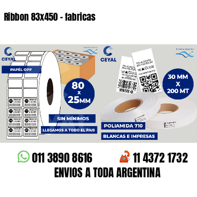 Ribbon 83x450 - fabricas