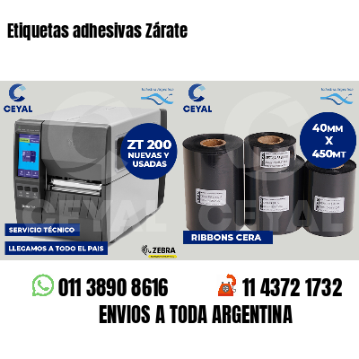 Etiquetas adhesivas Zárate