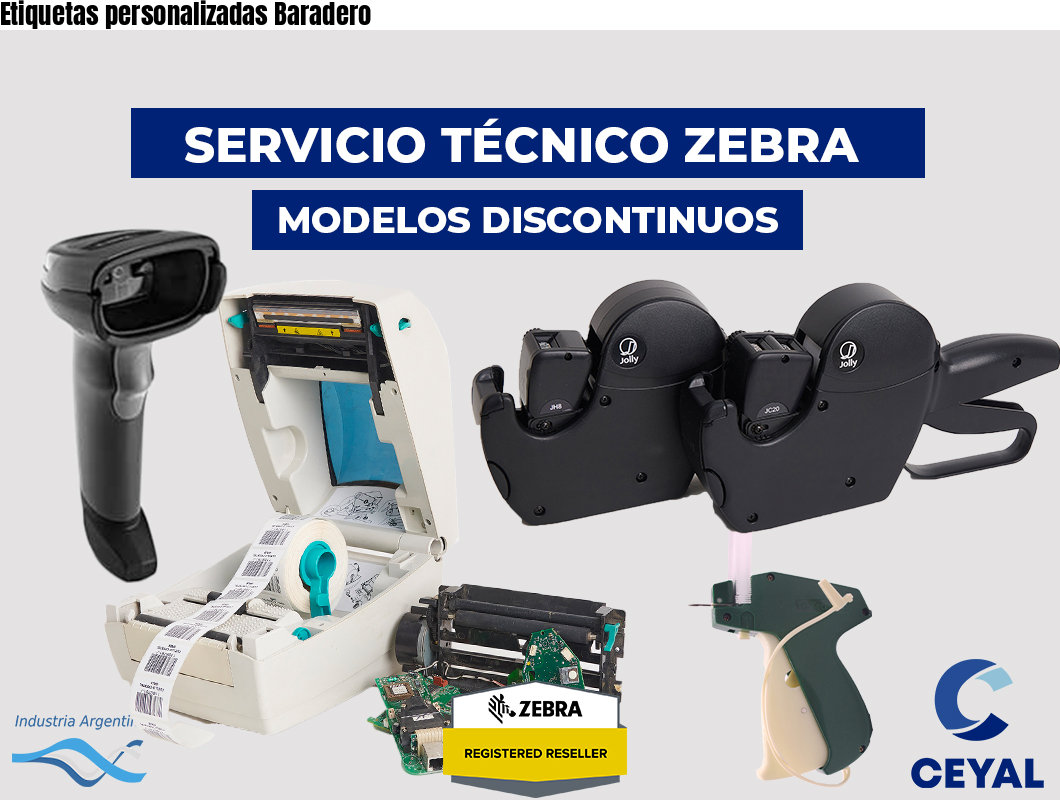 Etiquetas personalizadas Baradero