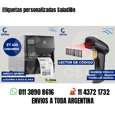 Etiquetas personalizadas Saladillo