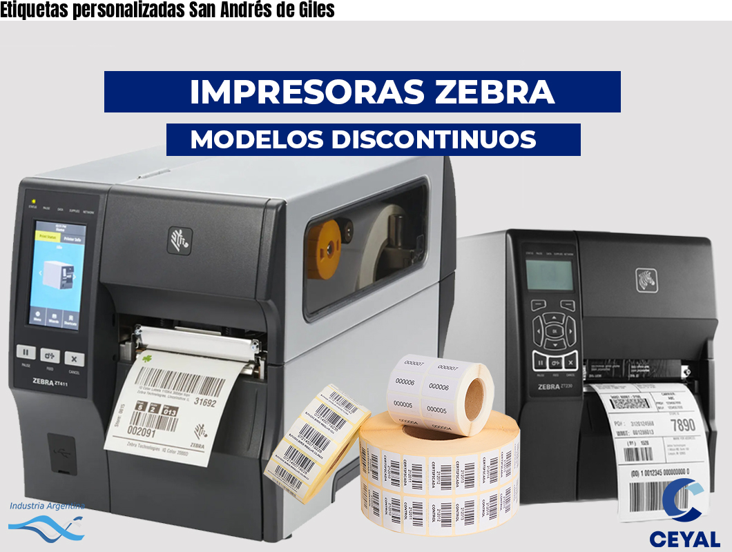 Etiquetas personalizadas San Andrés de Giles