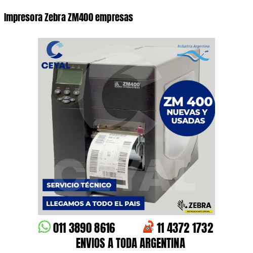 Impresora Zebra ZM400 empresas