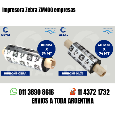Impresora Zebra ZM400 empresas