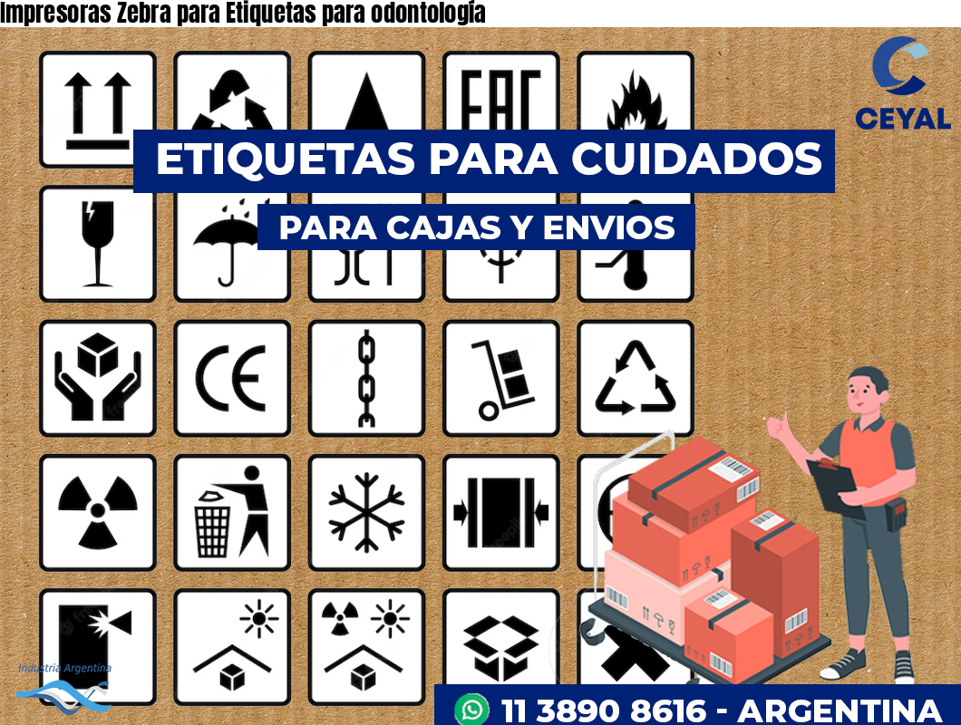 Impresoras Zebra para Etiquetas para odontología