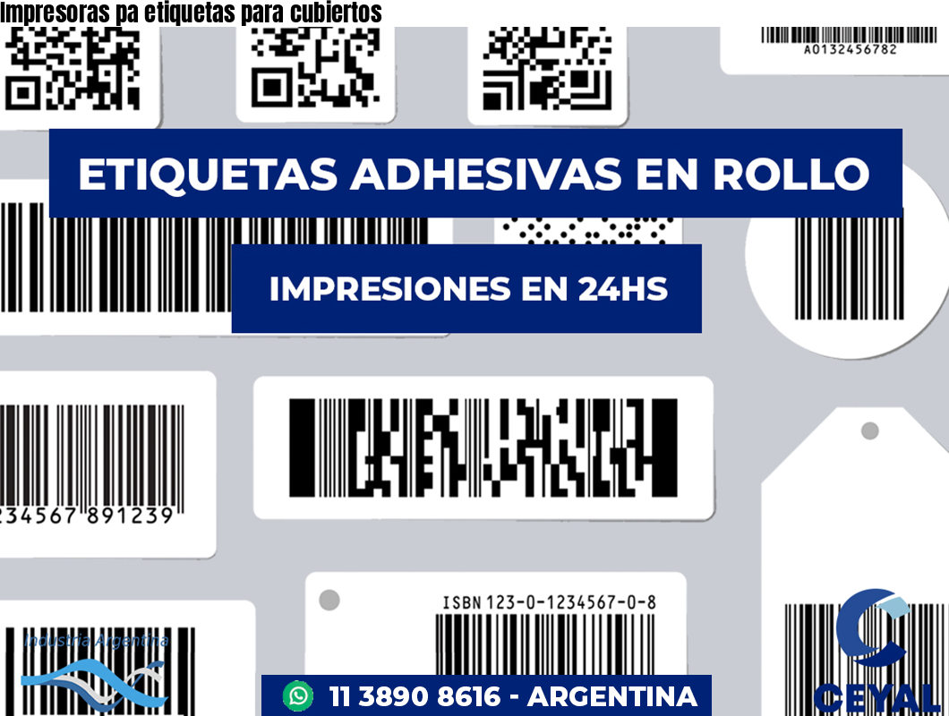 Impresoras pa etiquetas para cubiertos