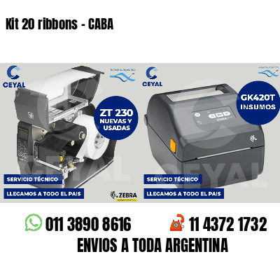 Kit 20 ribbons - CABA