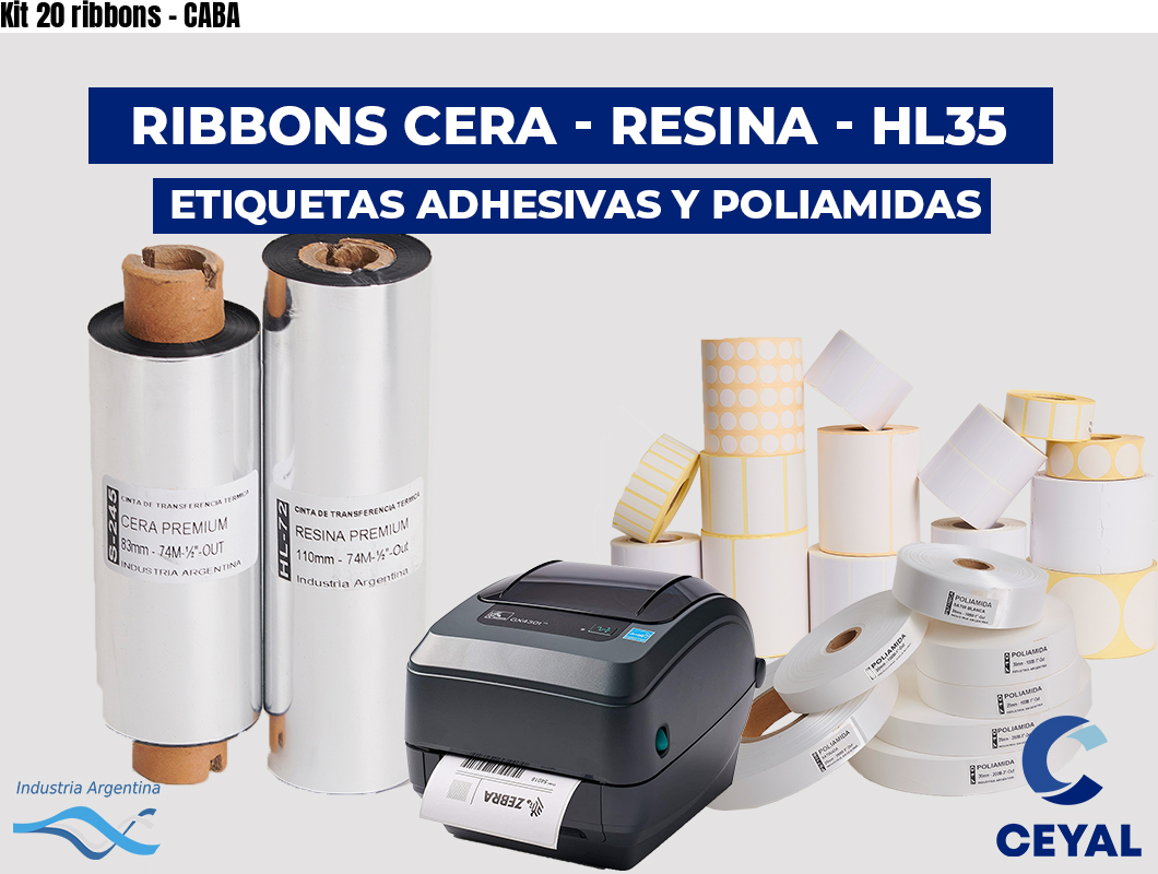 Kit 20 ribbons – CABA