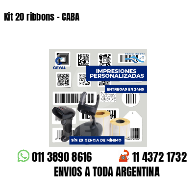 Kit 20 ribbons - CABA