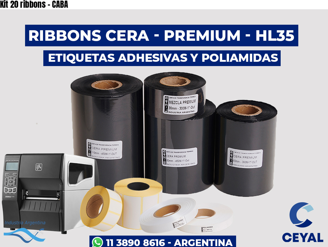 Kit 20 ribbons – CABA