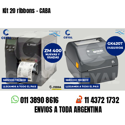 Kit 20 ribbons - CABA