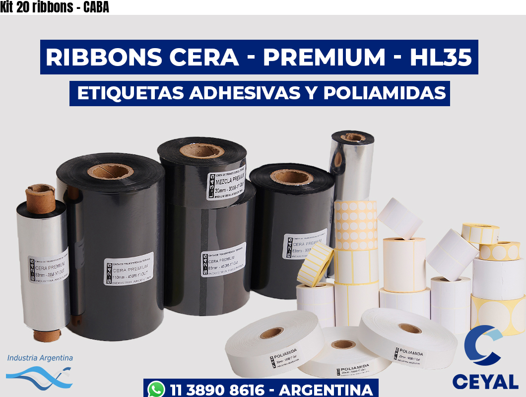 Kit 20 ribbons – CABA