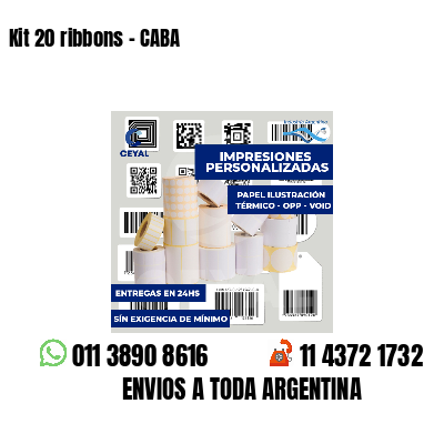 Kit 20 ribbons - CABA