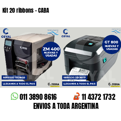 Kit 20 ribbons - CABA