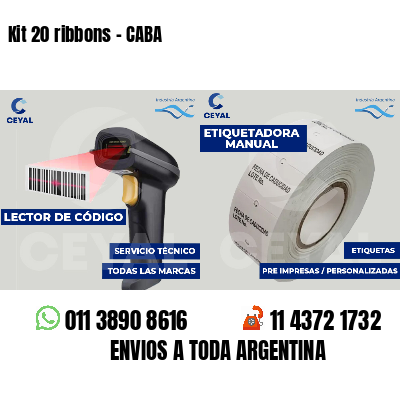 Kit 20 ribbons - CABA
