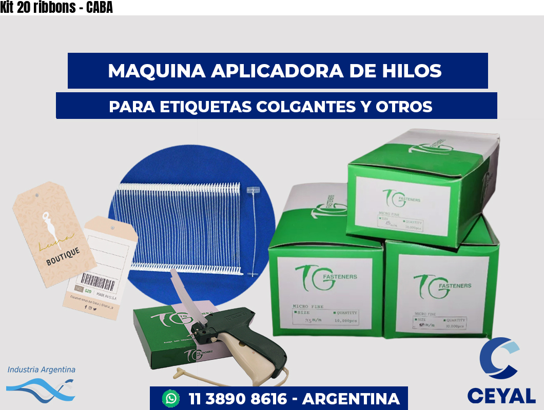 Kit 20 ribbons - CABA