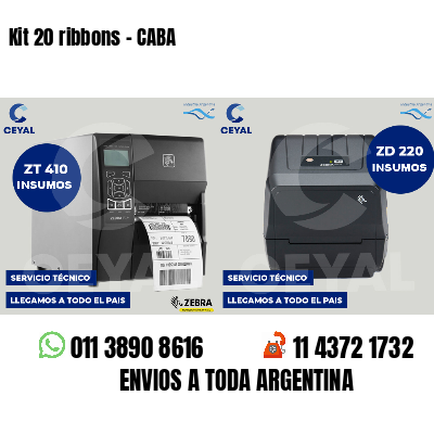 Kit 20 ribbons - CABA