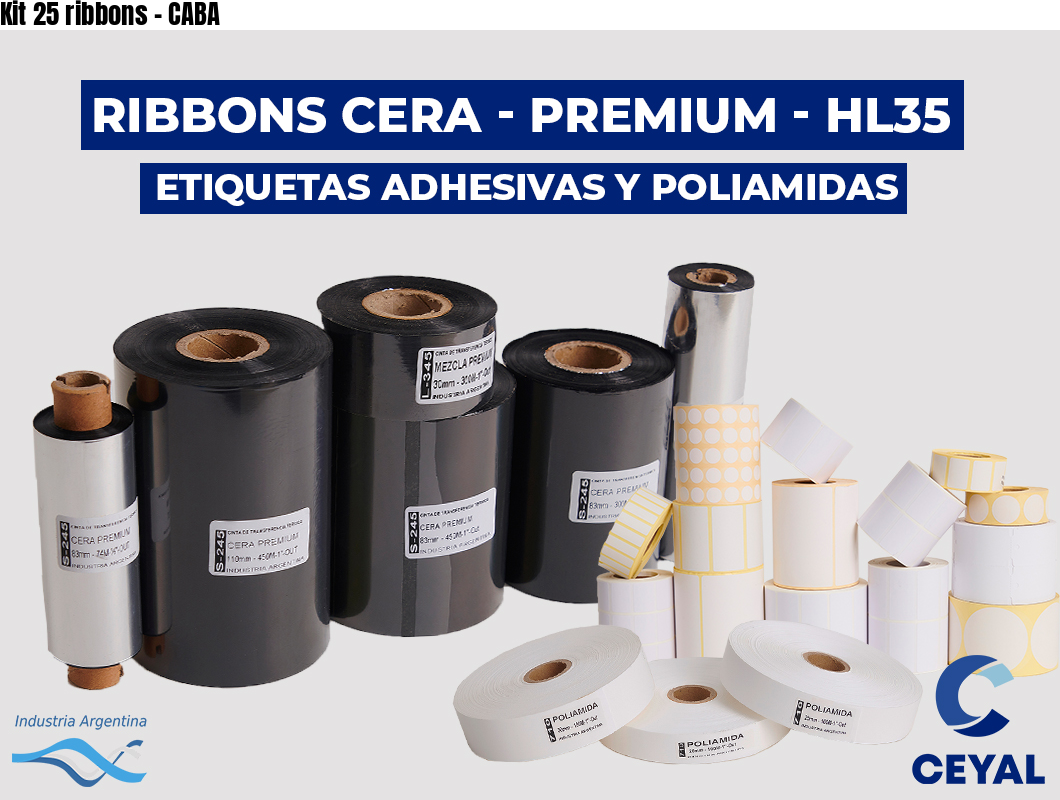 Kit 25 ribbons – CABA