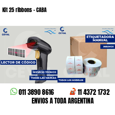 Kit 25 ribbons - CABA